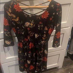 Marjorie Back Detail Brushed Knit Dress